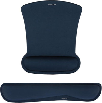 MOSISO Wrist Rest Support for Mouse Pad & Keyboard Set, Ergonomic Mousepad by MOSISO
