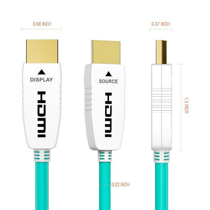 RUIPRO 8K Fiber Optic HDMI Cable 100 Feet 48Gbps 8K60Hz 4K120Hz Dynamic HDR - Image 7