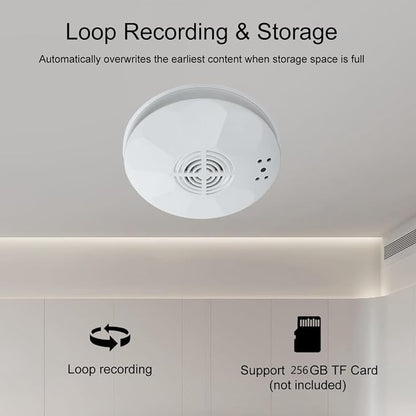 4K Ultra WiFi Hidden Camera, Smoke Detector Shaped Cameras - Image 9