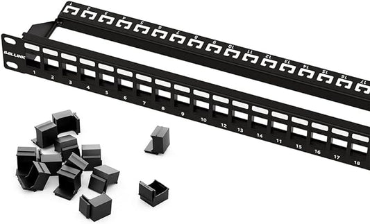 iwillink 24 Port Blank Keystone Patch Panel by IWILLINK