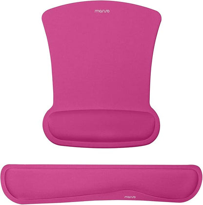 MOSISO Wrist Rest Support for Mouse Pad & Keyboard Set, Ergonomic Mousepad by MOSISO