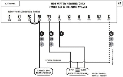 LTX9100U Programmable 7 Day Thermostat; 2 Heat, 2 Cool - Image 9