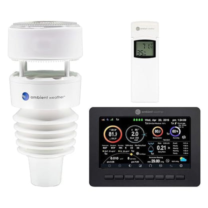 Ambient Weather WS-4000 Solar Powered UltraSonic Wi-Fi Weather Station by AmbientWeather