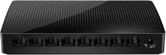 Tenda SG108, 8-Port Gigabit Ethernet Switch, Unmanaged Network Hub, Ethernet by Tenda