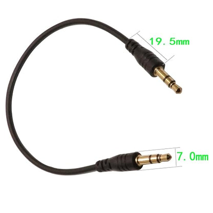 3.5mm Male to Male Audio Cable, 195mm Length - Image 3
