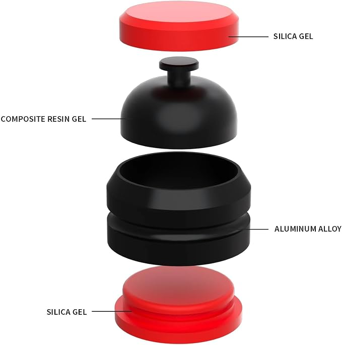 Preffair Audio Speaker Aluminum/Silicone Isolation Feet Turntable Damper - Image 5