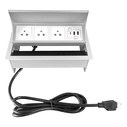 ZESHAN Conference Table Power hub Desktop pop up Outlet by ZESHAN