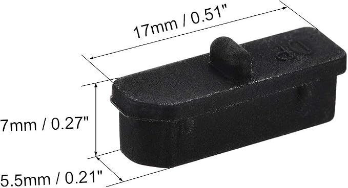 uxcell 6 Pcs Clear Ethernet Hub Port Display Port Adapter Anti Dust Cover Cap - Image 2
