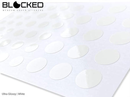 Stackable Webcam/Camera Vinyl Covers | 57 Low-Tack Restickable Webcam Sticker | - Image 4