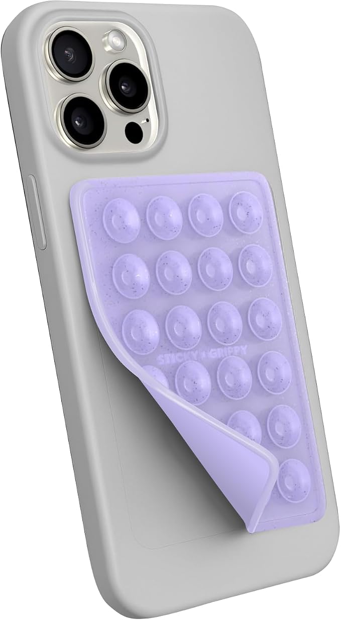 Suction Phone Case Mount, Sillicon Adhesive Phone Accessory by StickyGrippy
