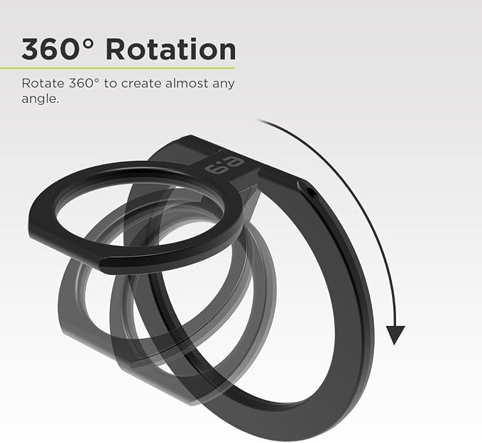 PureGear Magnetic Phone Grip, Magnetic Phone Ring Stand, Phone Ring Holder - Image 5