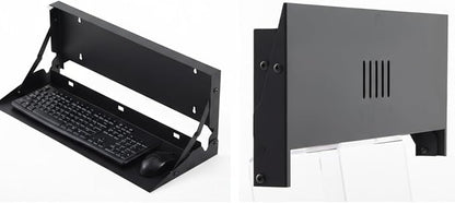 2 Pcs 24 Inch Keyboard Wall Mount Foldable Fits Standard Computer Keyboard by Unknown