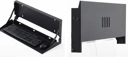 2 Pcs 24 Inch Keyboard Wall Mount Foldable Fits Standard Computer Keyboard by Unknown