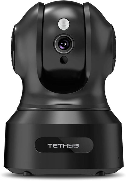TETHYS Wireless Security Camera 1080P Indoor Pan/Tilt WiFi Smart IP Camera Dome by TETHYS