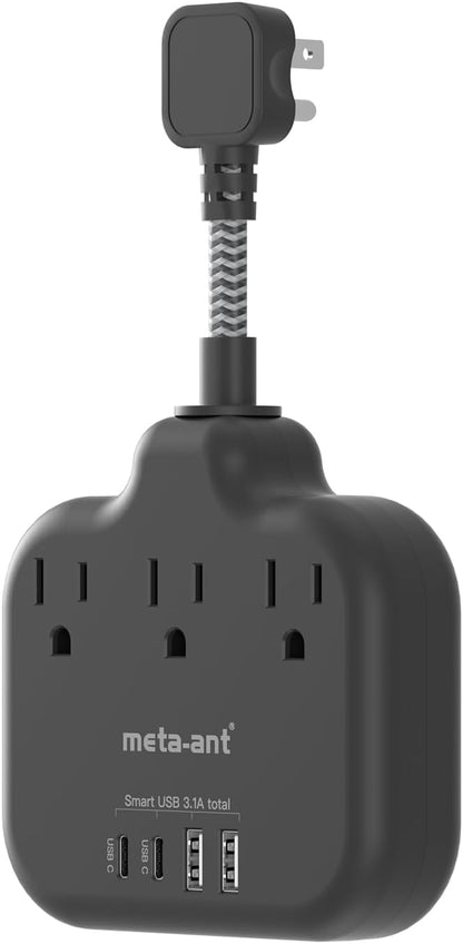 Short Extension Cord 2 inch, Short Cord Power Strip - Image 8