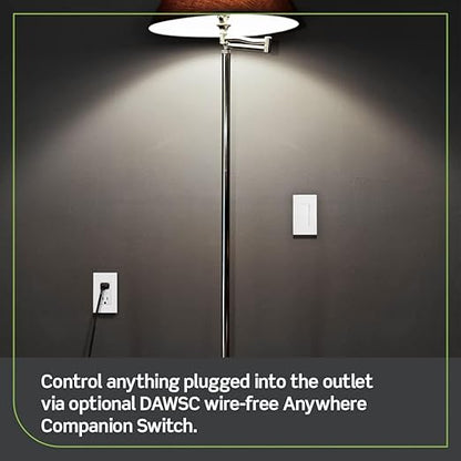 Leviton Decora Smart Outlet, Tamper-Resistant 15A, Wi-Fi 2nd Gen, Works - Image 5
