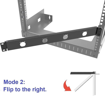 1U Hinged 4D Rack Panel 4 D-Series XLR HDMI Audio Rack Mount Panel - Image 4