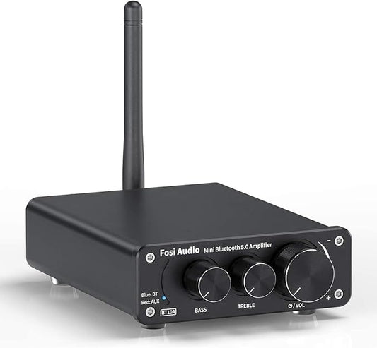 Fosi Audio BT10A Bluetooth 5.0 Stereo Audio Amplifier Receiver 2 Channel Class by FosiAudio