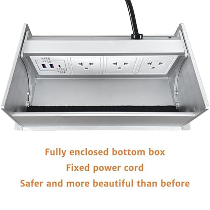ZESHAN Conference Table Power hub Desktop pop up Outlet - Image 7