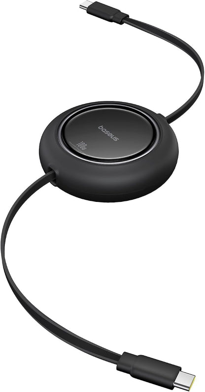 Baseus USB C to USB C Cable, 100W 6.6ft Retractable USB C Fast Charging Cable by Baseus