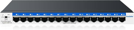 Goalake 16-Port Gigabit Easy Managed Switch by Goalake