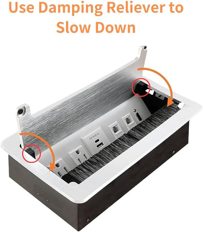 ZESHAN Conference Table Power hub Conference Table connectivity Box - Image 3