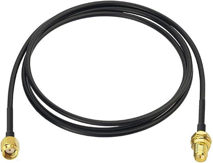 Bingfu RP-SMA Male to RP-SMA Female Bulkhead Mount RG174 WiFi Antenna Extension - Image 4