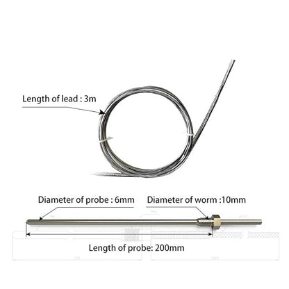 RS485 PT-100 Thermocouple Temperature Probe, Platinum Resistor Sensor - Image 2