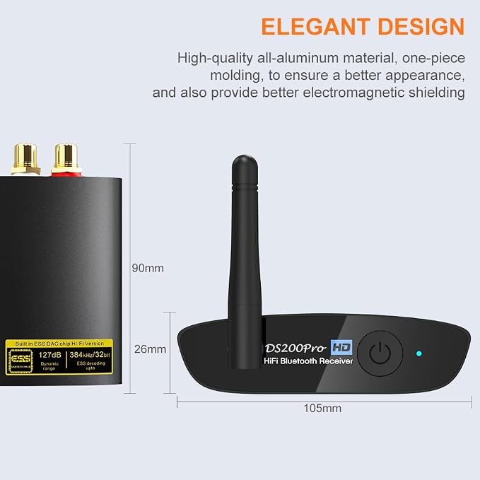 1Mii HiFi Bluetooth 5.3 Music Receiver - Image 6