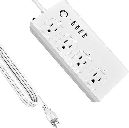 XENON ZigBee Power Strips, Voice/APP/Timer, 4 Individually Controlled Outlets by XENON
