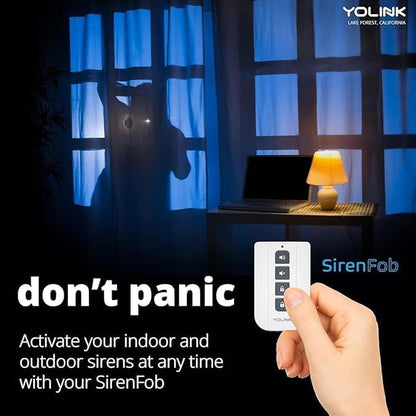 Outdoor Alarm Controller 2 and SirenFob Kit, Battery-Powered Siren/Alarm/Relay - Image 3