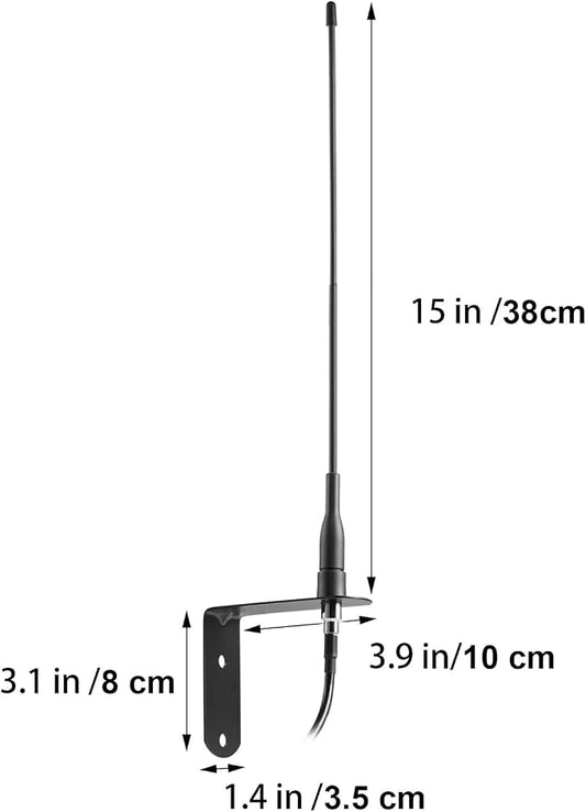 Extended Long Range 433Mhz 433.92MHz Flexible Whip Receiver Antenna - Image 2