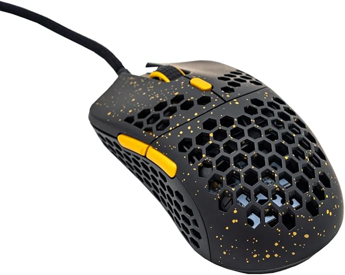 Gwolves Hati HTS Lightweight Honeycomb Wired Gaming Mouse, 3389Sensor, Low - Image 3