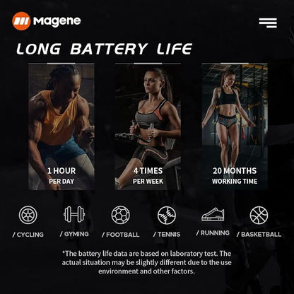 Magene H64 Heart Rate Monitor, Heart Rate Sensor Chest Strap, Protocol - Image 6