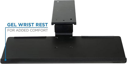 Mount-It! Under Desk Keyboard Tray and Mouse Platform, Ergonomic Computer - Image 5
