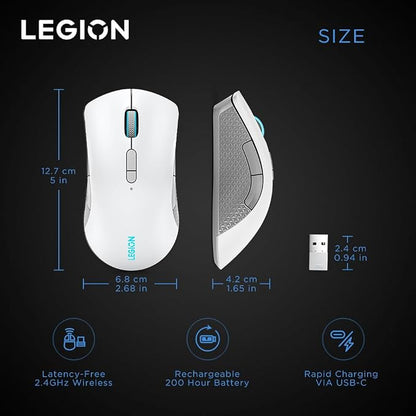 Lenovo Legion M600 RGB Wireless Gaming Mouse – 16, 000 DPI, 9 Programmable - Image 10