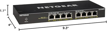 NETGEAR 8-Port PoE+ Gigabit Ethernet Unmanaged Essentials Switch - - Image 7