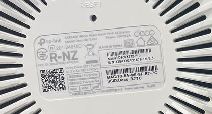 TP-Link Deco XE75 Pro AXE5400 Tri-Band WiFi 6E Mesh System - Image 10