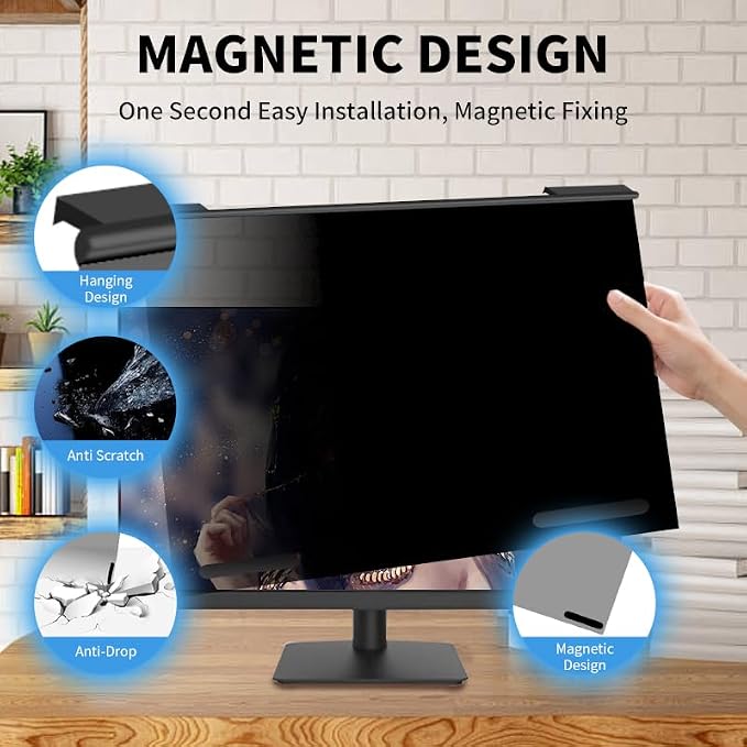 Magnetic Hanging Computer Privacy Screen Filter - Image 4