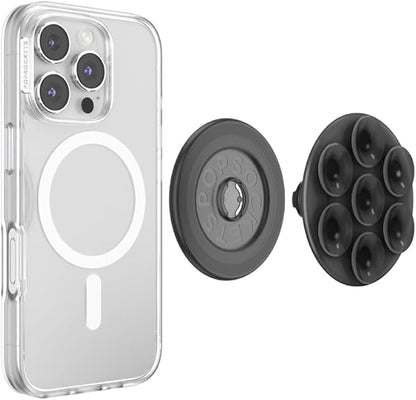 PopSockets Suck-Up™ Suction Grip & Stand, 3-in-1 MagSafe Phone Mount - Image 4
