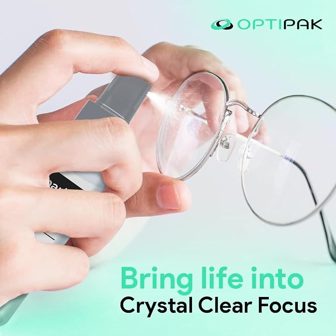 Sparkle Anti-Reflective Lens Cleaner Spray kit | 2oz Glasses Cleaner Spray + - Image 8