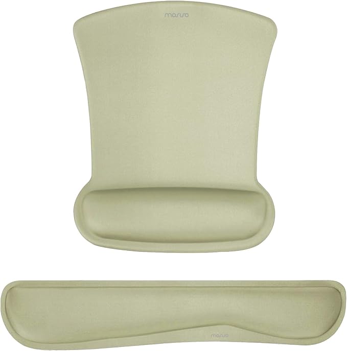 MOSISO Wrist Rest Support for Mouse Pad & Keyboard Set, Ergonomic Mousepad by MOSISO