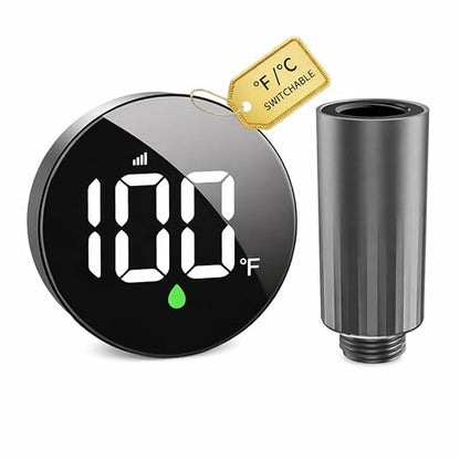 Longriver MX08 Shower Temperature Display, Shower Thermometer by DesignedforaSpa-LikeShower