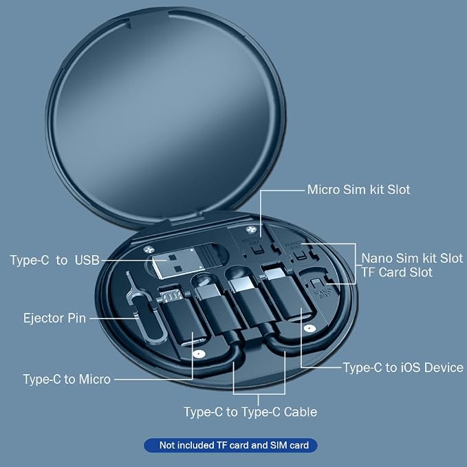 USB C Adapter OTG Kit, Use as Phone Holder - Image 3