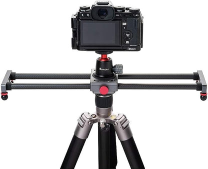 16 inches/40cm Mini Table Top Video Camera Slider Carbon Fiber Rail Rods - Image 3
