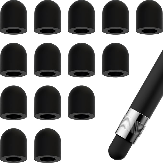 Stylus Pen Tips Rubber: Soft, No Scratches, Universal Stylus Ends by Hemobllo