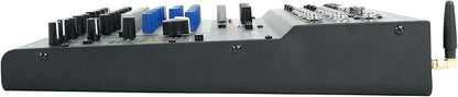 Rockville ROCKMIX 10FX 10-Channel Mixer, USB Recording Interface, Digital - Image 4