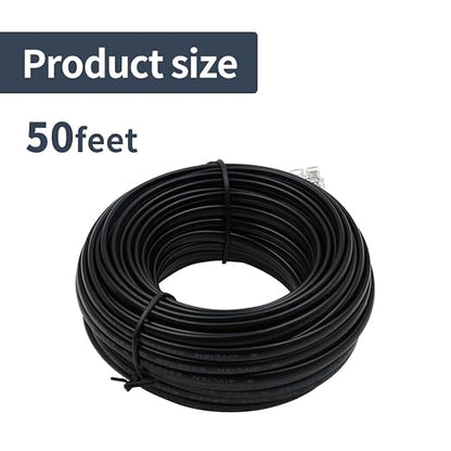 Phone Cable 50 Feet Long Telephone Line Cord - Image 7
