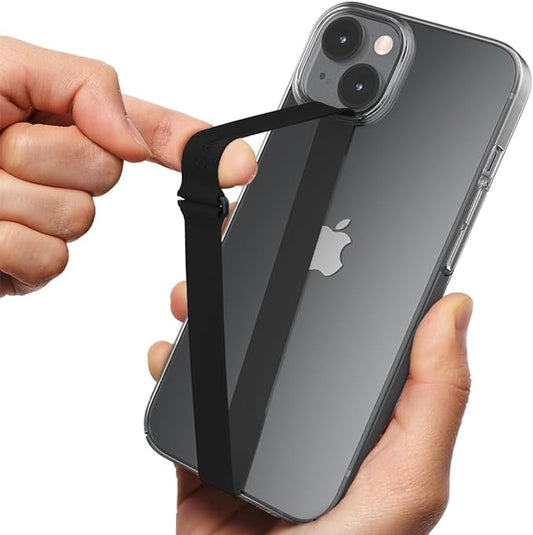 Sinjimoru C-Shaped Clip Finger Phone Grip, Silicone Loop by Sinjimoru