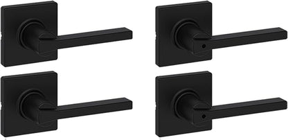 Kwikset Casey Hallway Passage and Bed/Bath Privacy Door Handle 4 Pack, 2 by Kwikset